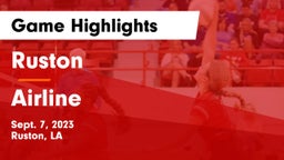 Ruston  vs Airline  Game Highlights - Sept. 7, 2023