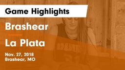 Brashear  vs La Plata Game Highlights - Nov. 27, 2018