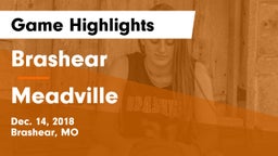 Brashear  vs Meadville Game Highlights - Dec. 14, 2018