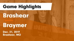 Brashear  vs Braymer  Game Highlights - Dec. 21, 2019