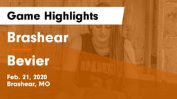 Brashear  vs Bevier Game Highlights - Feb. 21, 2020