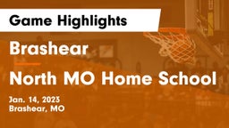 Brashear  vs North MO Home School Game Highlights - Jan. 14, 2023