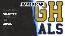 Recap: Shafter  vs. Arvin  2016