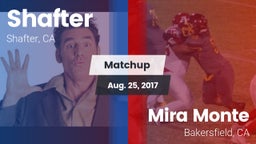 Matchup: Shafter  vs. Mira Monte  2017