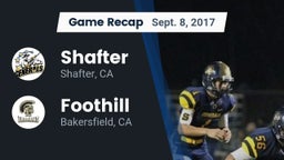 Recap: Shafter  vs. Foothill  2017