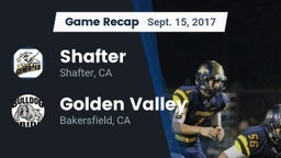 Recap: Shafter  vs. Golden Valley  2017