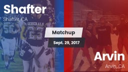 Matchup: Shafter  vs. Arvin  2017