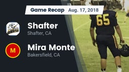 Recap: Shafter  vs. Mira Monte  2018