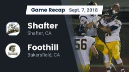 Recap: Shafter  vs. Foothill  2018