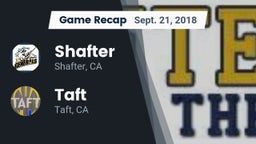 Recap: Shafter  vs. Taft  2018