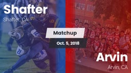 Matchup: Shafter  vs. Arvin  2018
