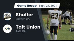 Recap: Shafter  vs. Taft Union  2021
