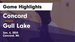 Concord  vs Gull Lake  Game Highlights - Jan. 6, 2024