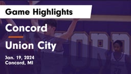 Concord  vs Union City  Game Highlights - Jan. 19, 2024