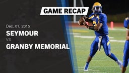 Recap: Seymour  vs. Granby Memorial  2015