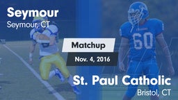 Matchup: Seymour  vs. St. Paul Catholic  2016