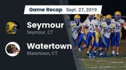 Recap: Seymour  vs. Watertown  2019