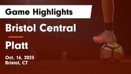 Bristol Central  vs Platt  Game Highlights - Oct. 16, 2023