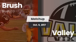 Matchup: Brush  vs. Valley  2017