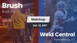 Matchup: Brush  vs. Weld Central  2017
