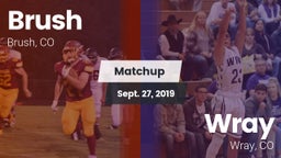 Matchup: Brush  vs. Wray  2019