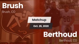 Matchup: Brush  vs. Berthoud  2020