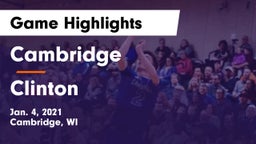 Cambridge  vs Clinton  Game Highlights - Jan. 4, 2021