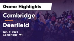 Cambridge  vs Deerfield  Game Highlights - Jan. 9, 2021