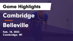 Cambridge  vs Belleville  Game Highlights - Feb. 18, 2023