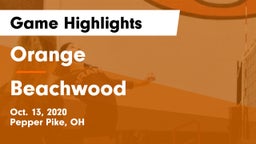 Orange  vs Beachwood  Game Highlights - Oct. 13, 2020