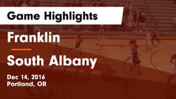 Franklin  vs South Albany  Game Highlights - Dec 14, 2016