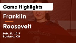 Franklin  vs Roosevelt  Game Highlights - Feb. 15, 2019