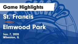 St. Francis  vs Elmwood Park  Game Highlights - Jan. 7, 2020
