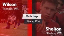 Matchup: Wilson  vs. Shelton  2016