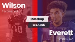 Matchup: Wilson  vs. Everett  2017