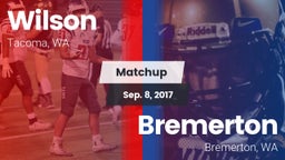 Matchup: Wilson  vs. Bremerton  2017