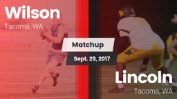 Matchup: Wilson  vs. Lincoln  2017