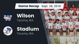 Recap: Wilson  vs. Stadium  2018