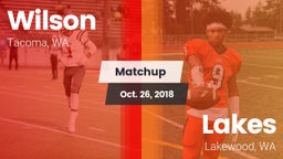 Matchup: Wilson  vs. Lakes  2018