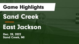 Sand Creek  vs East Jackson  Game Highlights - Dec. 28, 2022