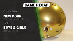 Recap: New Dorp  vs. Boys & Girls  2016