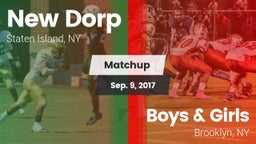 Matchup: New Dorp  vs. Boys & Girls  2017