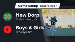 Recap: New Dorp  vs. Boys & Girls  2017