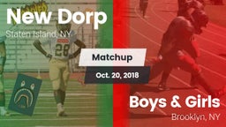 Matchup: New Dorp  vs. Boys & Girls  2018