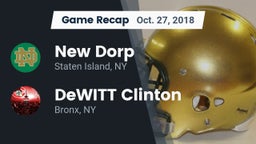 Recap: New Dorp  vs. DeWITT Clinton  2018