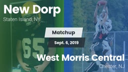 Matchup: New Dorp  vs. West Morris Central  2019