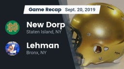 Recap: New Dorp  vs. Lehman  2019