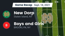 Recap: New Dorp  vs. Boys and Girls  2021