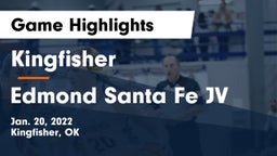 Kingfisher  vs Edmond Santa Fe JV Game Highlights - Jan. 20, 2022