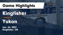 Kingfisher  vs Yukon  Game Highlights - Jan. 24, 2022